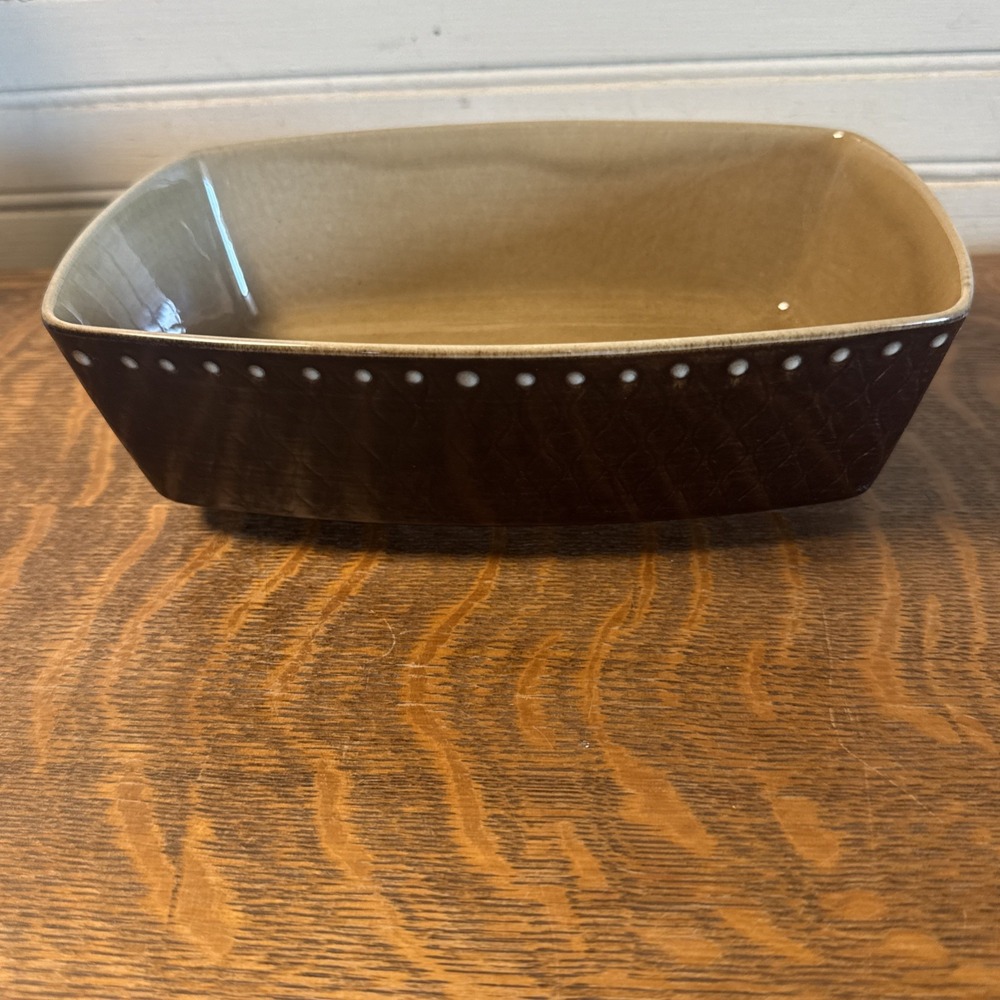 Vintage Mid-Century Modern Franciscan Discovery TAHITI Rectangular Serving Bowl